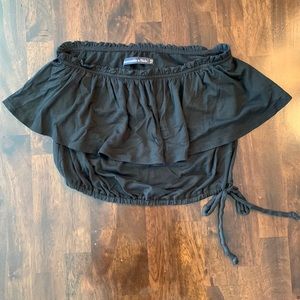A&F Abercrombie and Fitch black crop top, XS